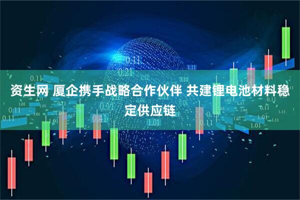 资生网 厦企携手战略合作伙伴 共建锂电池材料稳定供应链
