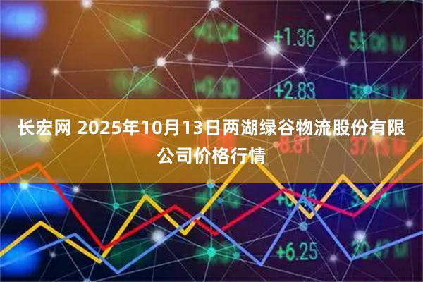 长宏网 2025年10月13日两湖绿谷物流股份有限公司价格行情